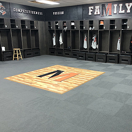 locker room